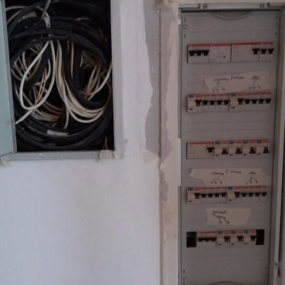 Электрический щиток и слаботочка